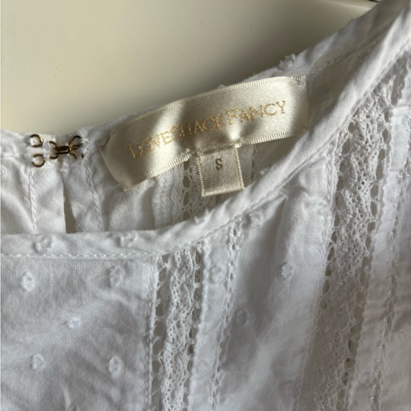 LoveShackFancy White Ruffled DRESS - Picture 5 of 6